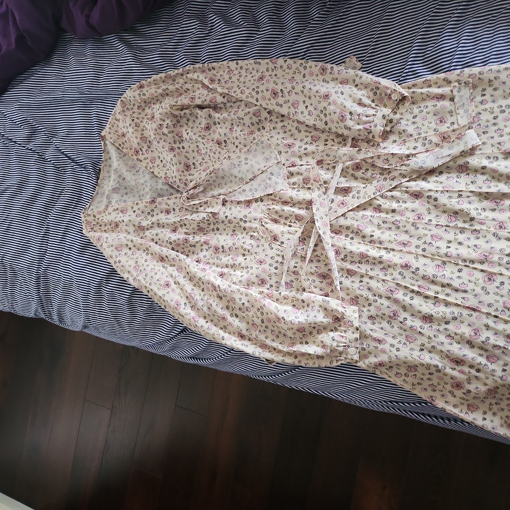 MIU MIU Floral Patterned Maxi DRESS